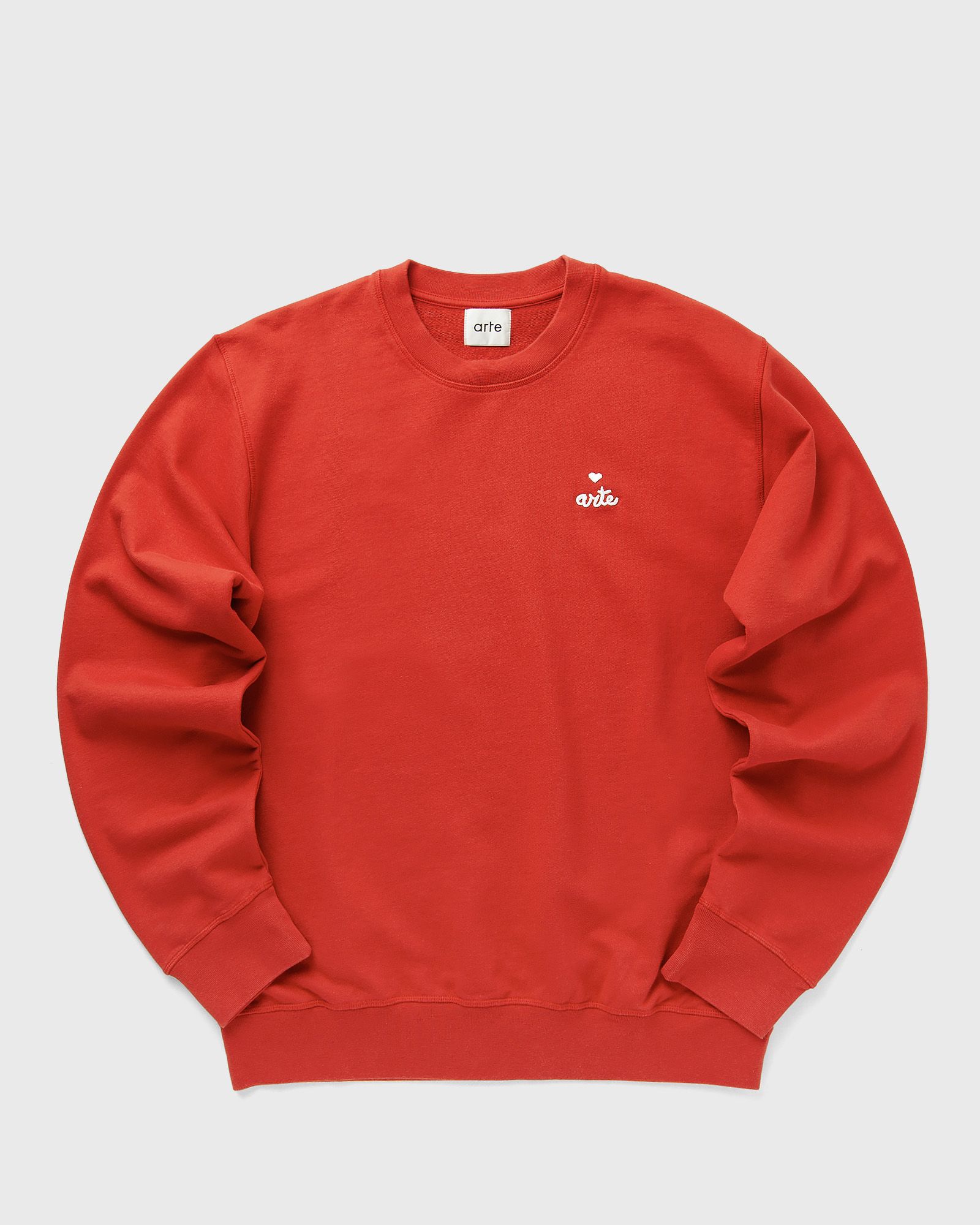 Arte Antwerp Small heart and logo crewneck men Sweatshirts red in Größe:XXL Arte Antwerp Small heart and logo crewneck men Sweatshirts red in Größe:XXL von Arte Antwerp
