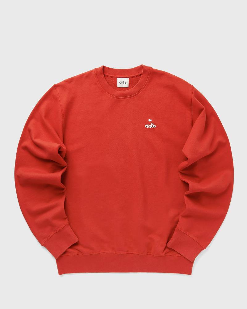 Arte Antwerp Small heart and logo crewneck men Sweatshirts red in Größe:XXL von Arte Antwerp