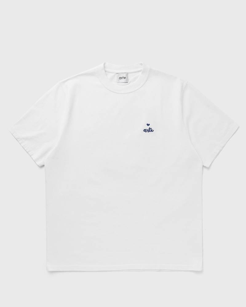 Arte Antwerp Small heart and logo t-shirt men Shortsleeves white in Größe:L von Arte Antwerp