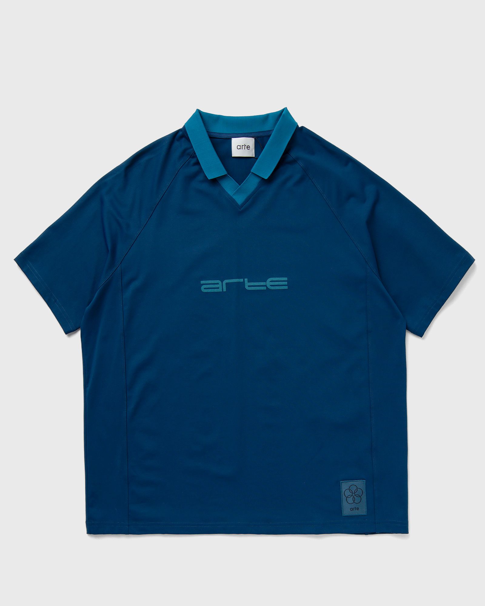 Arte Antwerp Taylor Collar T-shirt men Shortsleeves blue in Größe:XL von Arte Antwerp