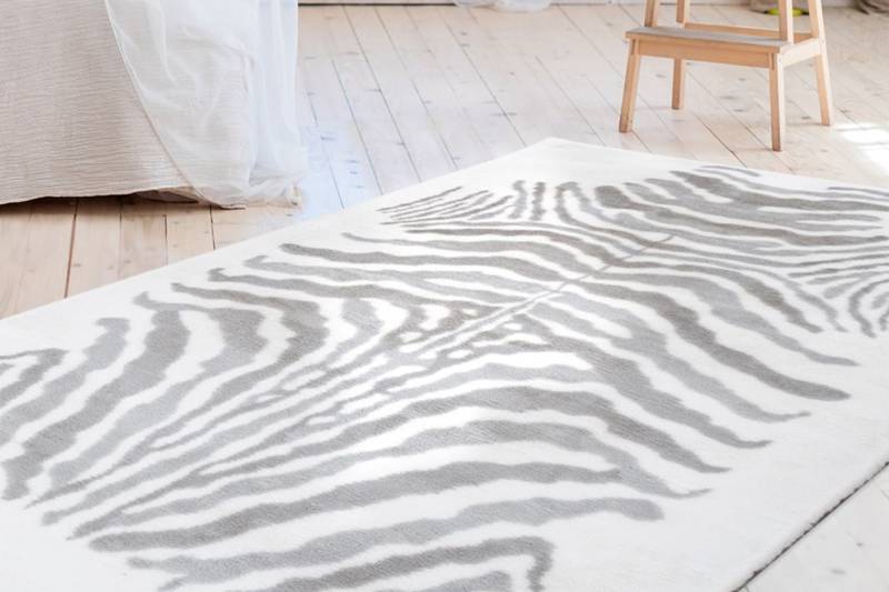 Arte Espina Teppich "Rabbit Animal 400" rechteckig 30 mm Höhe Kuscheliger Hochflorteppich, per Hand getuftet, mit Baumwollrücken von Arte Espina