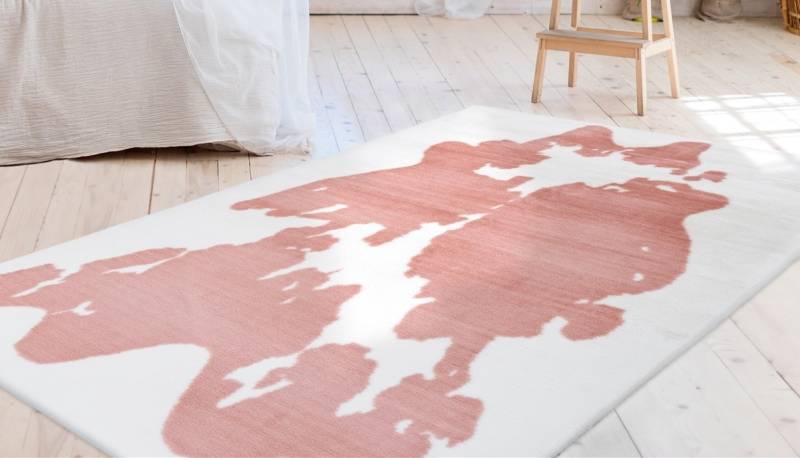 Arte Espina Teppich "Rabbit Animal 500" rechteckig 30 mm Höhe Kuscheliger Hochflorteppich, per Hand getuftet, mit Baumwollrücken von Arte Espina