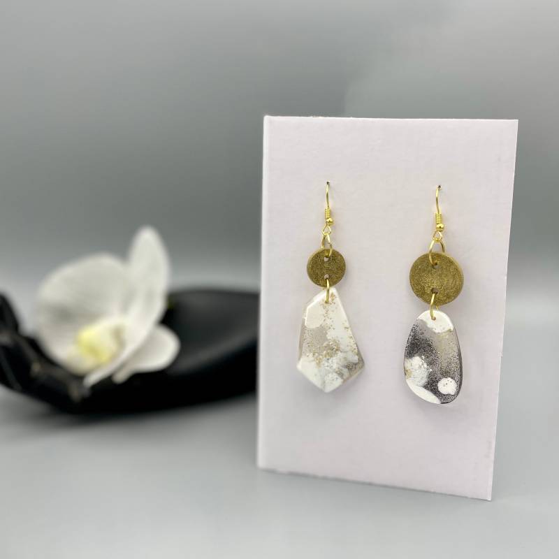 Ohrhänger Aus Gießharz, Vergoldet von ArteLeone