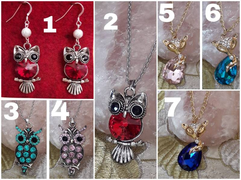 Eulen - Und Fuchsschmuck von ArteRegaliNegrettiAB