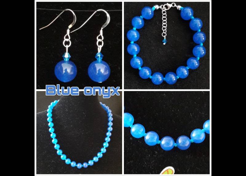 Gioielli Onice Blu - Blaue Onyx Juwelen von ArteRegaliNegrettiAB