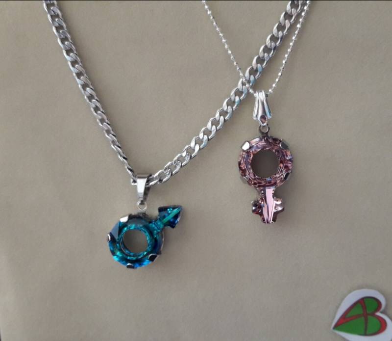 Halskette Lei Und Him - Swarovski von ArteRegaliNegrettiAB