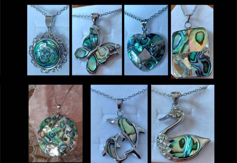 Paua-Perlmutt-Halsketten von ArteRegaliNegrettiAB