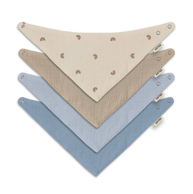 Artee Lätzchen Artee Baby und Kleinkinder Musselin Halstücher von 8-48 Monate als SET von Artee