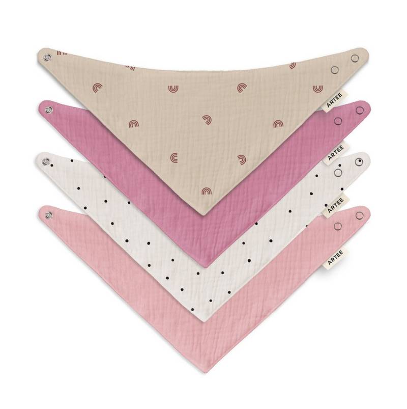 Artee Lätzchen Artee Baby und Kleinkinder Musselin Halstücher von 8-48 Monate als SET von Artee
