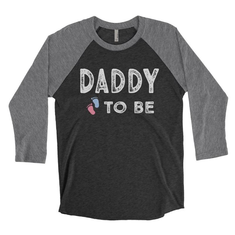 Daddy To Be/Mommy Be Shirt 19 - Schwangerschaft Ankündigung Paare Unisex Triblend 3/4 Raglan Ärmel Baseball Shirts Geschenk Für Mama Und Papa von ArteestyCom