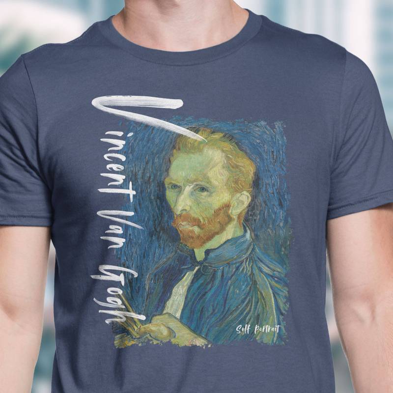 Vincent Van Gogh Selbstportrait Shirt, Berühmte Kunst Druck Kunstwerk Von Arteesty, Grafik-T-Shirts von ArteestyCom