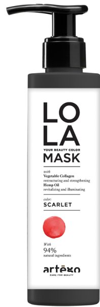 Artego LOLA Your Beauty Color Mask Scarlet Scarlet 200 ml von Artego
