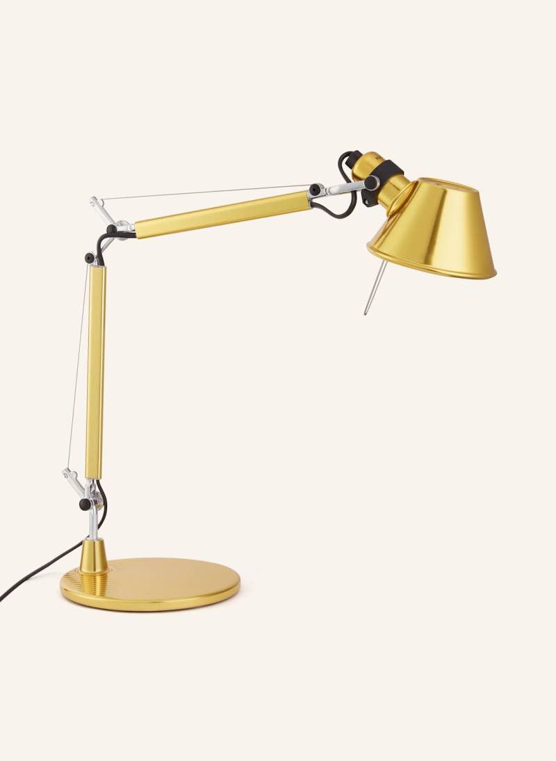 Artemide Tischleuchte Tolomeo Micro Table gold von Artemide