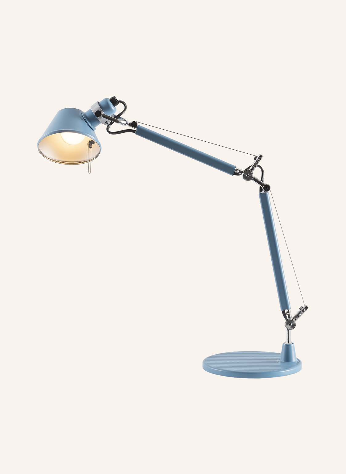 Artemide Tischleuchte Tolomeo Micro blau von Artemide