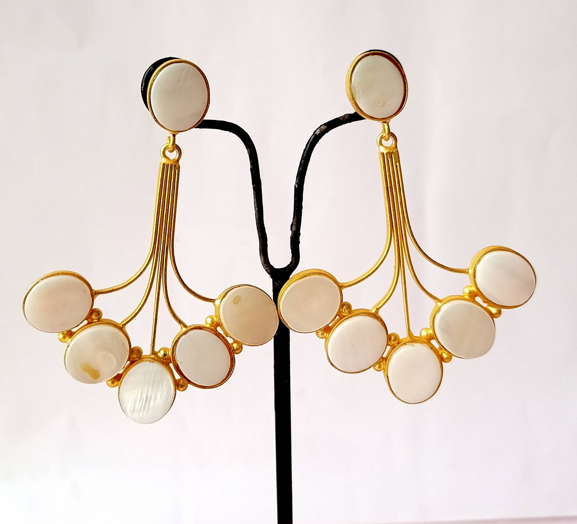 Perlenohrringe - Champagner Gold Beschichtet 18K Vergoldet Ohrringe Set, Echte -Brautjungfer Ohrringe-Geburtstagsgeschenk-Hochzeitsgeschenk Sie Perlenohrringe - Champagner Gold Beschichtet 18K Vergoldet Ohrringe Set, Echte -Brautjungfer Ohrringe-Geburtstagsgeschenk-Hochzeitsgeschenk Sie von ArtemisExports