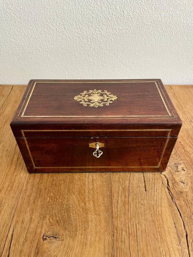 Napoleon Iii Teebox Aus Holz Mit Teelicht von ArtemixDesignSuisse
