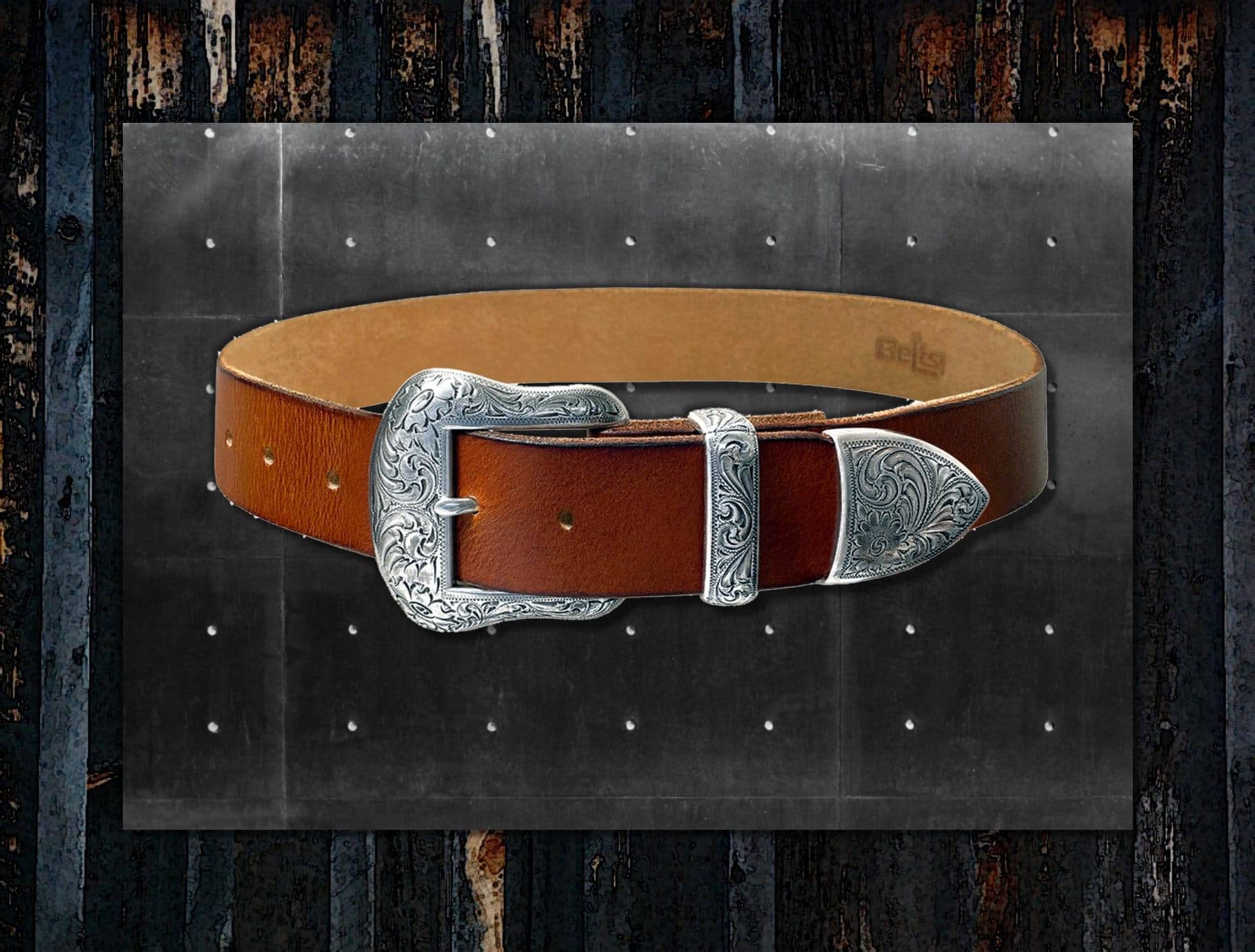 Maßangefertigter Western Gürtel Antikes Silber Schnallen Set 70Er Jahre Stil Der Ledergürtel Hand Poliert Maßangefertigter Western Gürtel Antikes Silber Schnallen Set 70Er Jahre Stil Der Ledergürtel Hand Poliert von ArtemusLeather