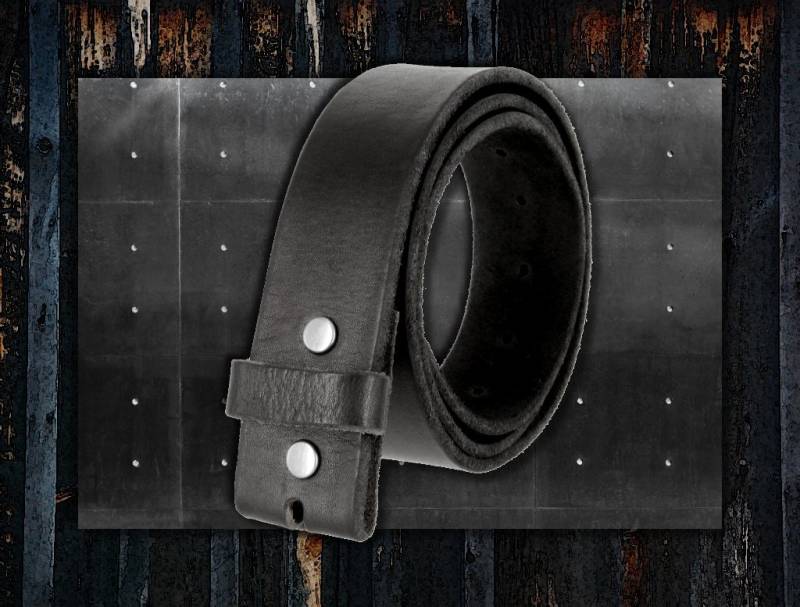 Schwarzer Dicker Ledergürtel Im Stil Der 70Er Jahre Retro Woodstock Jeansgürtel Passend Für Die Breiteste Auswahl An Schnallen Verfügbar 1 1/2 von ArtemusLeather