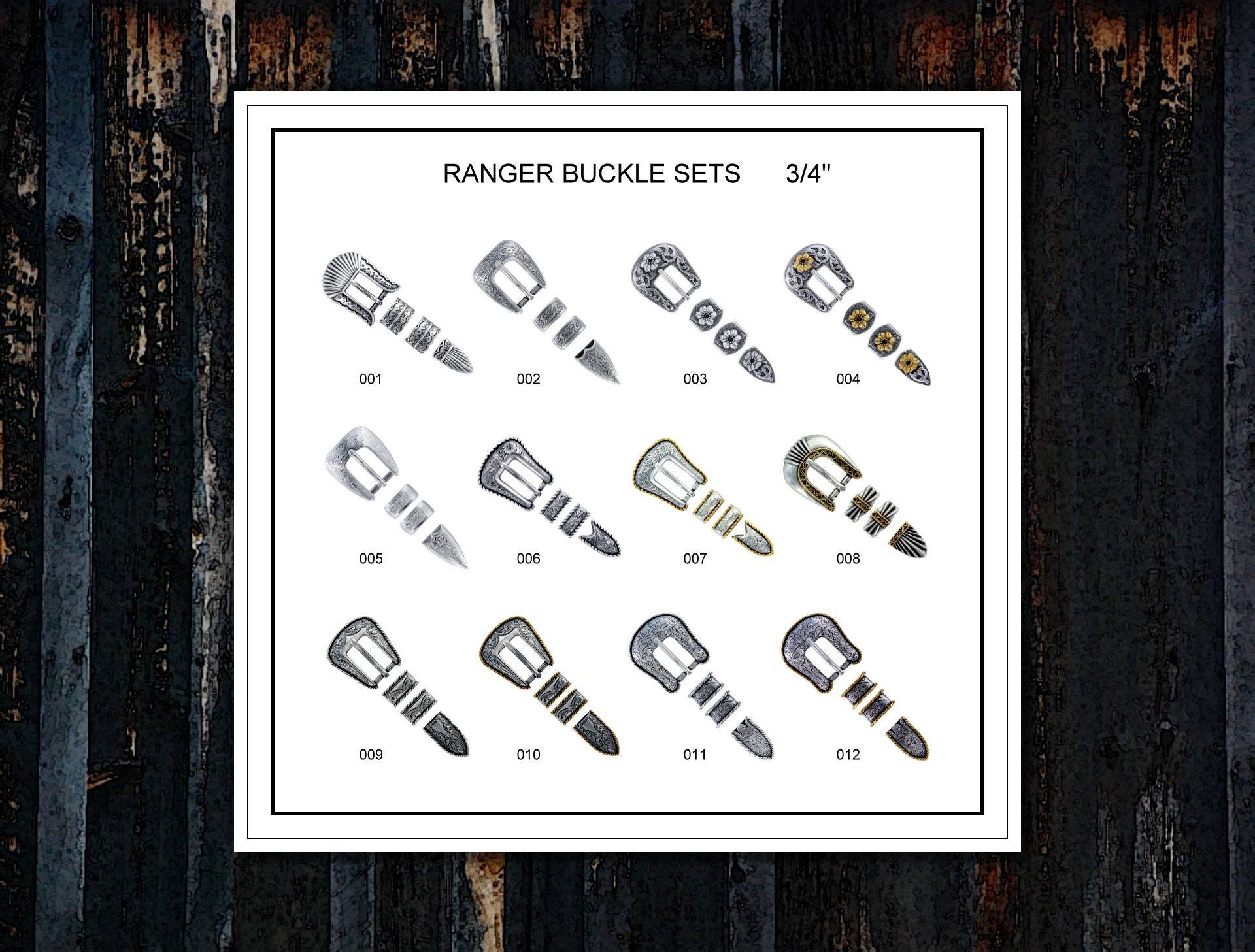 Waldläufer Schnallen Sets 4 Stk. 3/4" Silber Antikes & Gold Hand Poliert Passend Für | 19 Mm Gürtel Premium Qualität Waldläufer Schnallen Sets 4 Stk. 3/4" Silber Antikes & Gold Hand Poliert Passend Für | 19 Mm Gürtel Premium Qualität von ArtemusLeather