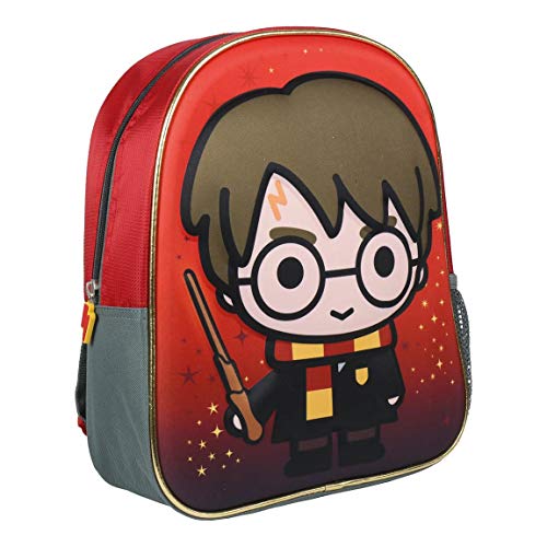 Artesania Cerda Mochila Infantil 3d Harry Potter Kinder-Rucksack, 31 cm, Rot (Rojo), 2100002432, 31 centimeters von CERDÁ LIFE'S LITTLE MOMENTS