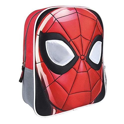 Cerdá Artesania Mochila Infantil Personaje Spiderman Kinder-Rucksack, 31 cm, Rot (Rojo) von Marvel