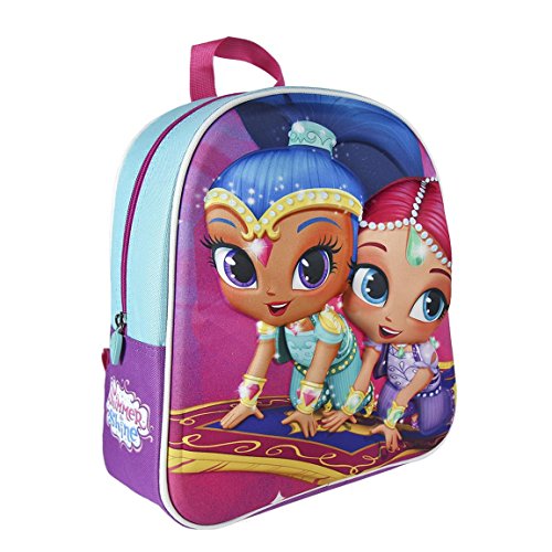 Shimmer und Shine 2100-1965 Kinder Rucksack 3D, Schulrucksack, Polyester, 31 Centimeters, Mehrfarbig von CERDÁ LIFE'S LITTLE MOMENTS