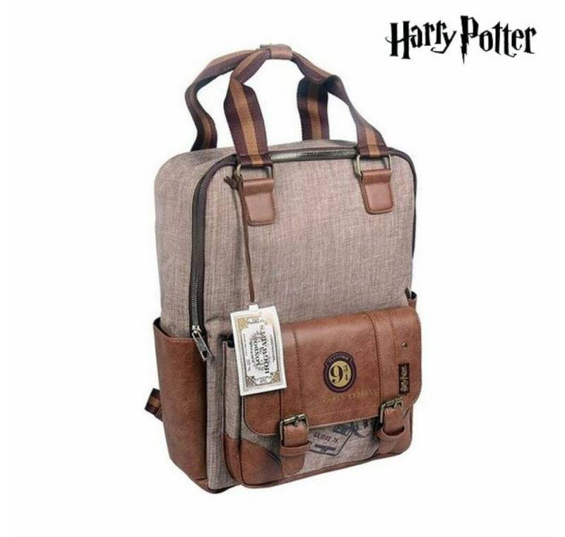 Artesanía Rucksack Schulrucksack Harry Potter Braun von Artesanía