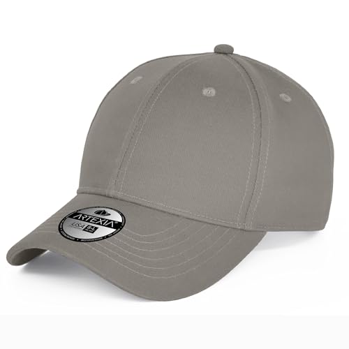 Artexia Baseball Cap Herren - Baumwolle Kappe Herren und Cap Damen - Basecap Herren Grau von Artexia