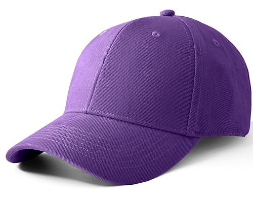 Artexia Basecap Herren 100% Baumwolle Cap Herren Kappe Herren Baseball Caps Für Herren Caps Männer Baseball Cap Herren Baseball Cap Damen Baseball Cap Herren (Violett 1) von Artexia