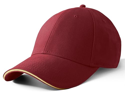 Artexia Basecap Herren 100% Baumwolle Cap Herren Kappe Herren Baseball Caps Für Herren Caps Männer Baseball Cap Herren Baseball Cap Damen Baseball Cap Herren (Bordeaux) von Artexia