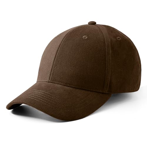 Artexia Basecap Herren 100% Baumwolle Cap Herren Kappe Herren Baseball Caps Für Herren Caps Männer Baseball Cap Herren Baseball Cap Damen Baseball Cap Herren (Braun) von Artexia