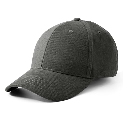 Artexia Basecap Herren 100% Baumwolle Cap Herren Kappe Herren Baseball Caps Für Herren Caps Männer Baseball Cap Herren Baseball Cap Damen Baseball Cap Herren (Dunkelgrau) von Artexia