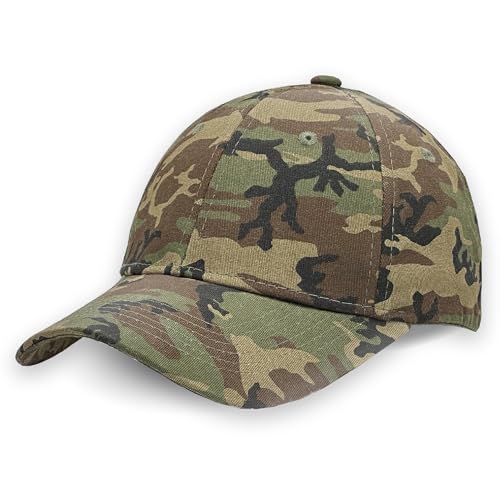 Artexia Basecap Herren 100% Baumwolle Cap Herren Kappe Herren Baseball Caps Für Herren Caps Männer Baseball Cap Herren Baseball Cap Damen Baseball Cap Herren (Tarnfarbe Fischer) von Artexia