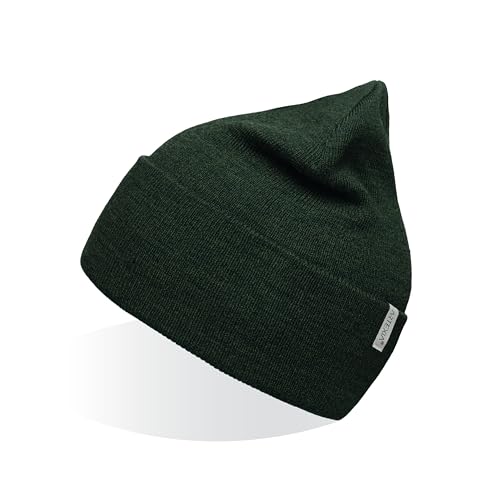 Artexia Mütze Herren und Mütze Damen Ökologisch aus Polywolle Beanie Mütze Unisex Wintermütze Strickmütze (Grün Dankel) von Artexia