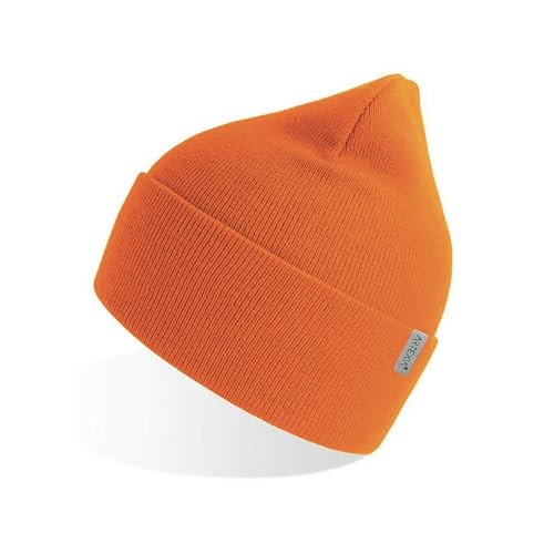 Artexia Mütze Herren und Mütze Damen Ökologisch aus Polywolle Beanie Mütze Unisex Wintermütze Strickmütze (Orange) von Artexia