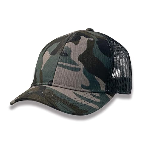 Artexia Trucker Cap Herren Unisex Adult Baseball Cap Kappe Herren Caps Männer Basecap Herren (Militär) von Artexia