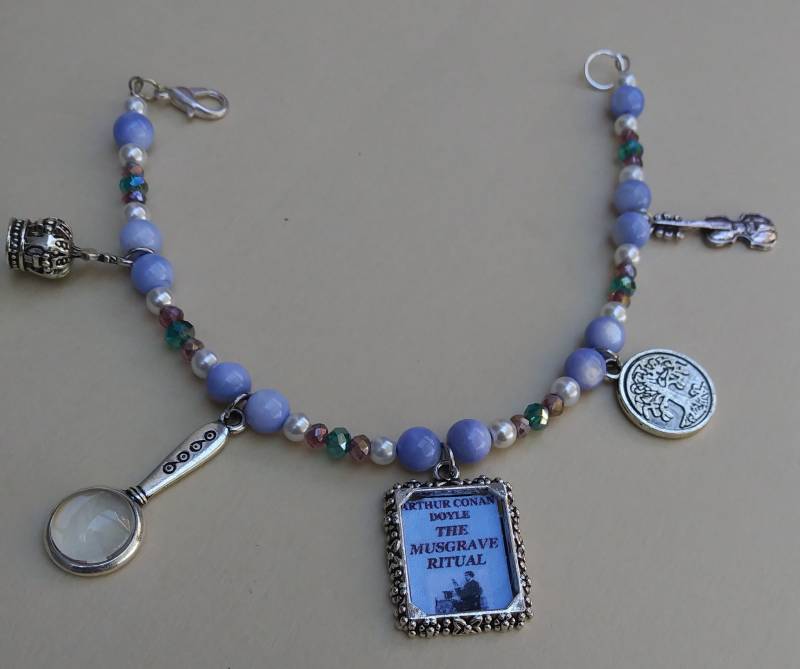 Sherlock Holmes Perlen Charm Armband Das Abenteuer Des Mussteller Rituals Sherlock Holmes Perlen Charm Armband Das Abenteuer Des Mussteller Rituals von ArtfulPippinLLC