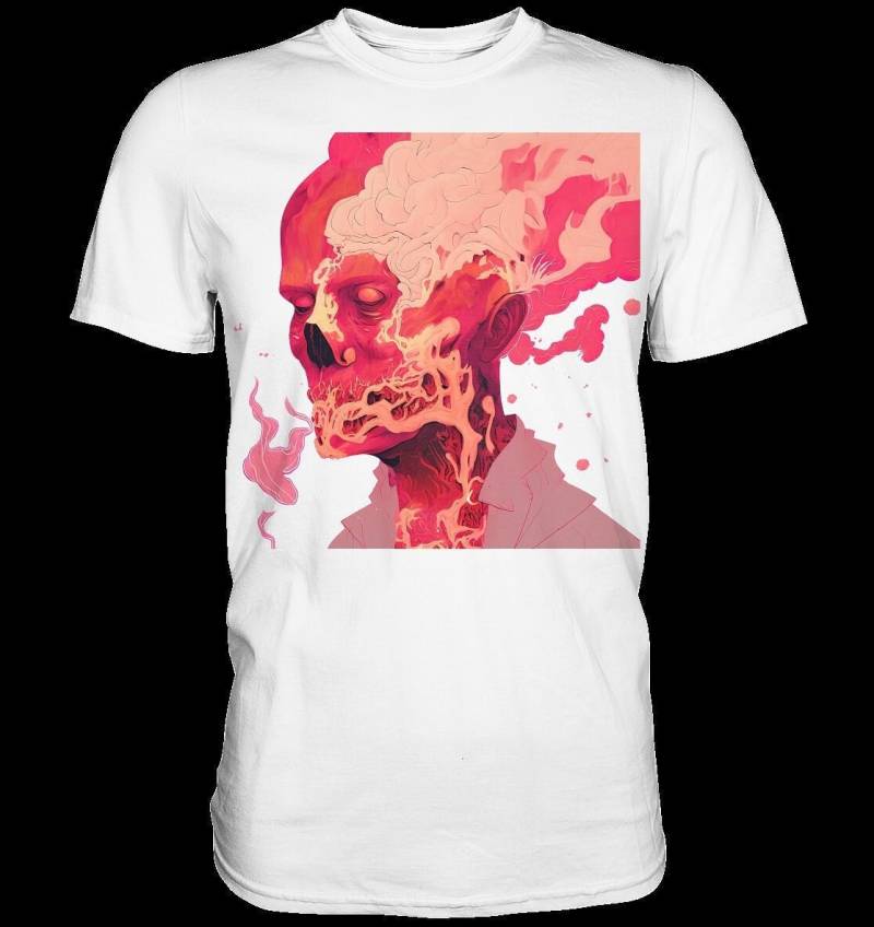 Premium T-Shirt Zombie/Skull Totenkopf von ArtfulprintDE