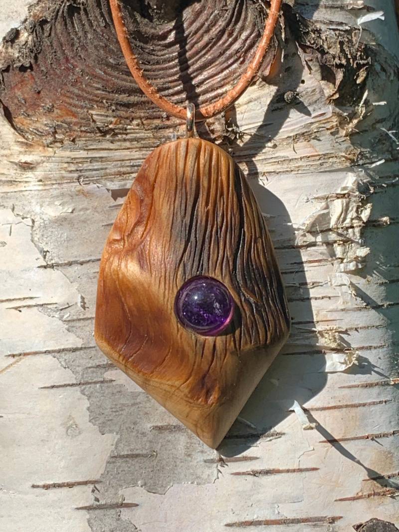 Naturschmuck, Holzschmuck, Baumperlen, Massivholz, Amulett Naturschmuck, Holzschmuck, Baumperlen, Massivholz, Amulett von ArthursHolzweg