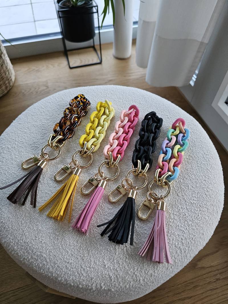 Chunky Schlüsselanhänger Armband - Gliederkette Hochwertig, Schlicht Und Perfekt Als Geschenk von ArtiLizzi