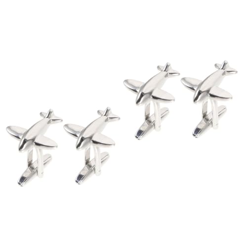ARTIBETTER 2 Paare Herren Manschettenknöpfe Flugzeug Design Cufflinks für Accessoires für Anzug und Festliche Anlässe Einzigartiger Stil für Männer von Artibetter