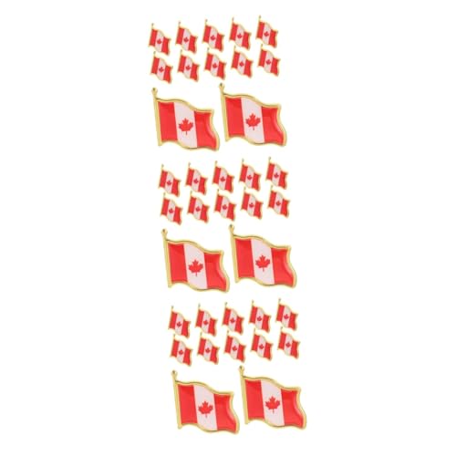 ARTIBETTER 3 Sätze Flaggenbrosche Ahornblattbrosche Nationale Anstecknadeln Ahornblatt Anstecknadel Pride Flaggen Anstecknadel Aufnäher Oh Lest Anstecker Kanada 25 Stück * 3 von Artibetter