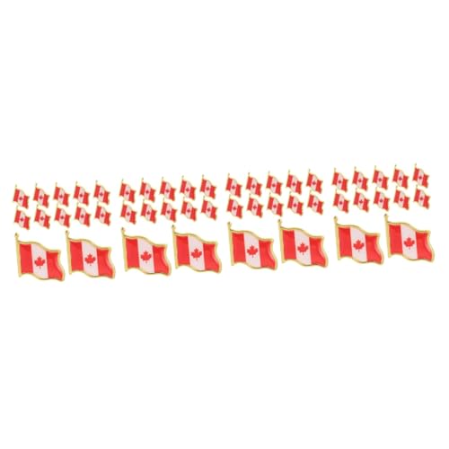 ARTIBETTER 4 Sätze Flaggenbrosche Ahornblatt Anstecker Patch Badge Pride Flag Anstecker Ahornblatt Brosche Anstecker Oh Lapel Lest National Clothes Brosche Anstecker Metall Kanada 25 Stück * 4 von Artibetter