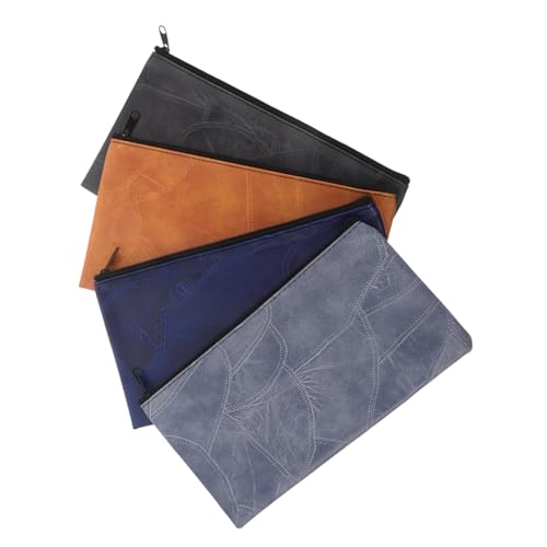 Artibetter 4stücke Bankeinzahlungsbeutel Mit Reißverschluss Kleiner Geldbeutel Aus Pu-Material Rechteckige Geldbörse Für Schecks Und Rechnungen Reise-Kosmetiktasche Mit Organizer-Funktion Artibetter 4stücke Bankeinzahlungsbeutel Mit Reißverschluss Kleiner Geldbeutel Aus Pu-Material Rechteckige Geldbörse Für Schecks Und Rechnungen Reise-Kosmetiktasche Mit Organizer-Funktion von Artibetter