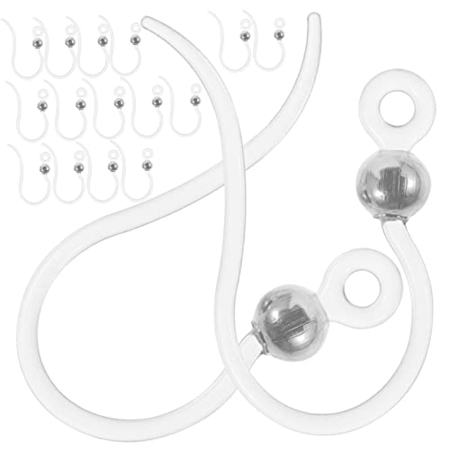 ARTIBETTER 50 Stück Transparente Resin Ohrringhaken mit Silberfarbenen Perlen Glatte Oberfläche Umweltfreundliche Diy Schmuckzubehör für Damen zum Ohrring Basteln und Individuellen Design ARTIBETTER 50 Stück Transparente Resin Ohrringhaken mit Silberfarbenen Perlen Glatte Oberfläche Umweltfreundliche Diy Schmuckzubehör für Damen zum Ohrring Basteln und Individuellen Design von Artibetter