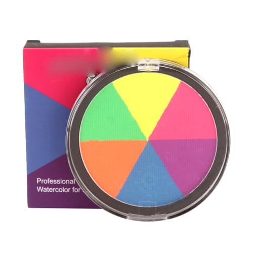 ARTIBETTER Farbkasten Halloween Gesichtsfarbe Gesichts Make Up Tool Gesichts Körperfarbe Körper Make Up Tool Körperfarbe Zubehör Party Gesichtsbemalungsbedarf Partybedarf Sicheres von Artibetter