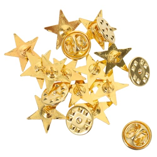 ARTIBETTER Goldene Fünf-punkte-stern Anstecknadel mit Schmetterlingsverschluss Vielseitiges Leichtes Abzeichen für Jacken Hüte Rucksäcke Kompakte Stilvolle Schmuckbrosche für Männer und ARTIBETTER Goldene Fünf-punkte-stern Anstecknadel mit Schmetterlingsverschluss Vielseitiges Leichtes Abzeichen für Jacken Hüte Rucksäcke Kompakte Stilvolle Schmuckbrosche für Männer und von Artibetter