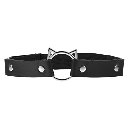 Artibetter 1stk Strumpfband Verstellbarer Beingurt Fester Riemen Aus Pu-leder Menschliches Halsband Und Leine Geschirr Strumpfgürtel Gothic Strumpfhalter Hosenträger Legierung Socke Fräulein von Artibetter