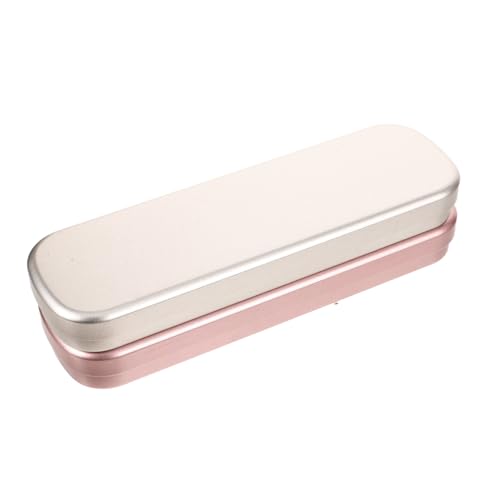 Artibetter 2 Stück Federmäppchen klein Vielseitig Halter Multifunktions-Stift-Organizer Stiftetui aus Metall kleines Federmäppchen Stift-Organizer für den Haushalt Weißblech von Artibetter
