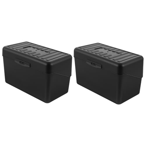 Artibetter 2 Stück Geschäftskartenhalter Visitenkartenhalter Daten Inhaber Einer Bürokarte Kreditkarteninhaber Männer Visitenkarten-Display Visitenkarteninhaber Abs Black von Artibetter